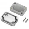 TRU COMPONENTS 6U07060403139 TC-13865044 Průmyslová skříň 60 x 40 x 30 polykarbonát transparentní, světle šedá 1 ks