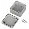 TRU COMPONENTS 6U07090906119 TC-13865072 Průmyslová skříň 90 x 90 x 60 polykarbonát světle šedá 1 ks