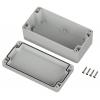 TRU COMPONENTS 6U07160806119 TC-13865136 Průmyslová skříň 160 x 80 x 60 polykarbonát světle šedá 1 ks