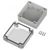 TRU COMPONENTS 6U07121208139 TC-13865124 Průmyslová skříň 119.9 x 119.9 x 75 polykarbonát světle šedá, transparentní 1 ks
