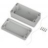TRU COMPONENTS 6U07160806017 TC-13865128 Průmyslová skříň 160 x 80 x 60 ABS světle šedá 1 ks