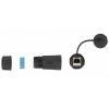 Delock RJ45 síťový adaptér CAT 6 [1x RJ45 zásuvka - 1x RJ45 zásuvka] 0 mm černá