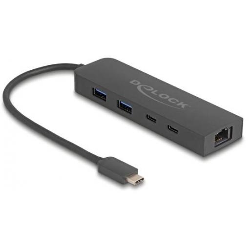 Delock USB-C® dokovací stanice 64110 Vhodné pro značky (dokovací stanice pro notebook): univerzální