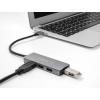 Delock 63171 USB Hub 4 porty USB-A USB 3.1 Gen1 5 GBit/s šedá 63171
