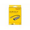 Delock 63171 USB Hub 4 porty USB-A USB 3.1 Gen1 5 GBit/s šedá 63171