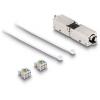 Delock Spojka síťový adaptér Kabel [1x LSA - 1x LSA] 0 mm černá