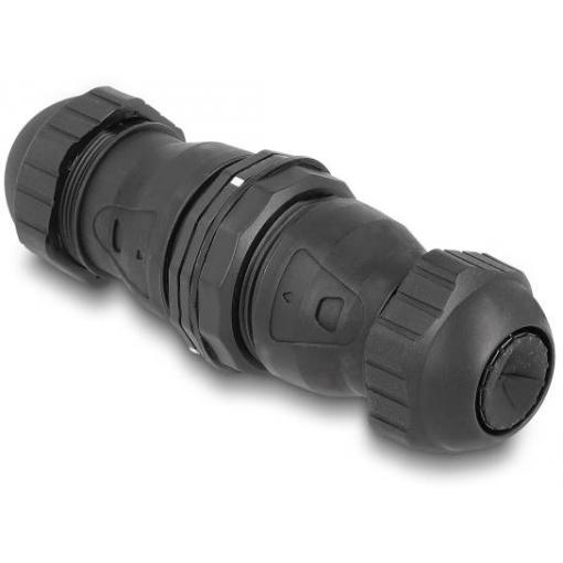 Delock Spojka síťový adaptér Kabel [1x LSA - 1x LSA] 0 mm černá
