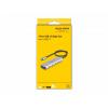 Delock 64231 USB Hub 4 porty USB-C® USB 3.2 Gen2 10 GBit/s s konektorem USB C šedá 64231