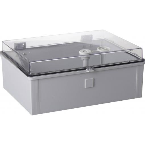 TRU COMPONENTS TC-PSC-30x40x17 skříňový rozvaděč 300 x 400 x 170 ABS, polykarbonát světle šedá 1 ks