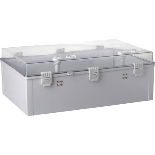 TRU COMPONENTS TC-PSC-40x60x22 skříňový rozvaděč 400 x 600 x 220 ABS, polykarbonát světle šedá 1 ks