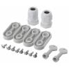 TRU COMPONENTS TC-PSC-30x30x18 skříňový rozvaděč 300 x 300 x 180 ABS, polykarbonát světle šedá 1 ks
