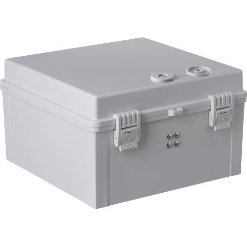 TRU COMPONENTS TC-PSC-30x30x18 skříňový rozvaděč 300 x 300 x 180 ABS světle šedá 1 ks