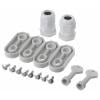 TRU COMPONENTS TC-PSC-40x50x20 skříňový rozvaděč 400 x 500 x 200 ABS světle šedá 1 ks