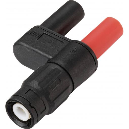 VOLTCRAFT MSC-110 adaptérový konektor, BNC zástrčka - zásuvka 4 mm, rovná, izolovaná, černá