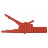 VOLTCRAFT MSK-125 krokosvorka krátká CAT II 300 V 10 A červená