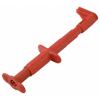 VOLTCRAFT MSK-140 Rot bezpečnostní měřicí svorka pro přípojnicekonektor 4 mm;CAT III 1000 V 10 A červená