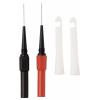 VOLTCRAFT MMS-130 měřicí hrot Měřicí jehla o průměru 0,7 mm konektor 4 mm;černá, červená 3 A, 1 pár