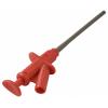 VOLTCRAFT MSK-122 rot bezpečnostní měřicí svorka, konektor 4 mm, CAT II 1000 V, červená