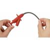 VOLTCRAFT MSK-122 rot bezpečnostní měřicí svorka, konektor 4 mm, CAT II 1000 V, červená