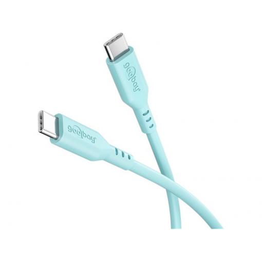 Kabel GOOBAY 77744 USB-C/USB-C 1,5m Turquoise