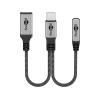 Adaptér GOOBAY 74524 2xUSB-C/JACK 3,5mm (pro poslech hudby)