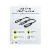 Adaptér GOOBAY 74524 2xUSB-C/JACK 3,5mm (pro poslech hudby)