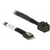 Delock pevný disk kabel [1x Tenký port, SAS - 1x Mini-SAS zástrčka (SFF-8643) ] 0.5 m vícebarevná