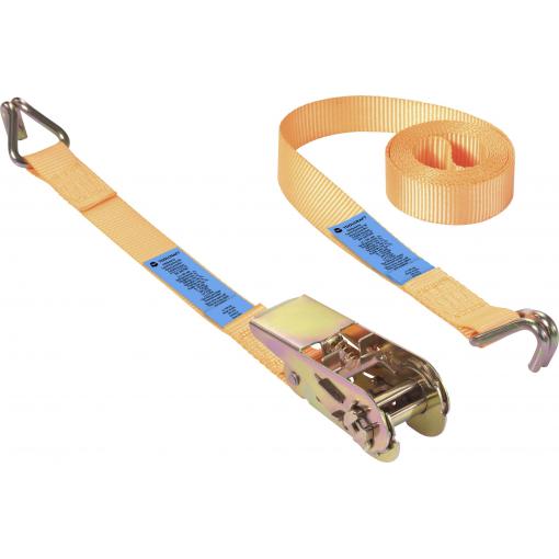 TOOLCRAFT TO-10283841 Přivazovací únosnost napřímo (LC)=1000 daN (d x š) 3 m x 25 mm přezka se zubatým páskem EN 12195-2