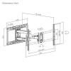 My Wall TV držák na zeď nakláněcí, 109,2 cm (43) - 254,0 cm (100), HP43L