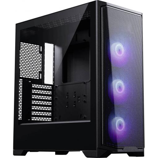 Phanteks Eclipse G370A pouzdro, herní pouzdro, PC skříň černá