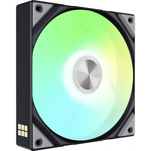 TRYX ROTA SL ARGB PC větrák s krytem černá (š x v x h) 120 x 25 x 120 mm