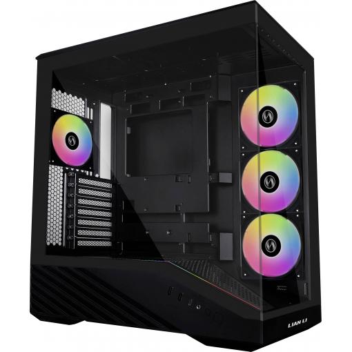 Lian Li Vector V100 midi tower PC skříň, pouzdro, herní pouzdro černá