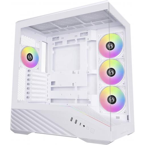 Lian Li Vector V100 midi tower pouzdro, herní pouzdro, PC skříň bílá