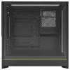 MONTECH MONTECH - HS01 schwarz Tempered Glass - Midi/Minitower midi tower pouzdro, herní pouzdro, PC skříň černá