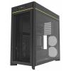 MONTECH MONTECH - HS01 schwarz Tempered Glass - Midi/Minitower midi tower pouzdro, herní pouzdro, PC skříň černá