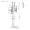 My Wall TV držák na zeď 81,3 cm (32) - 121,9 cm (48) ovládaný aplikací, motorizovaný