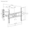 My Wall TV držák na zeď nakláněcí, 94,0 cm (37) - 218,4 cm (86”), H28-2L