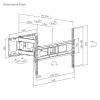 My Wall TV držák na zeď nakláněcí, 94,0 cm (37) - 218,4 cm (86”), HP44L