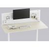 SpeaKa Professional držák na stůl pro monitor SP-B25-02 Monitor + Organizer Board 1 Displej: (s) bílá (matná) pevný