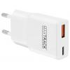 Maxtrack nabíjecí adaptér, USB-C®, USB A, 30 W, Power Delivery 3.0, Rychlé nabíjení, bílá