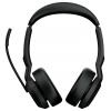 Jabra JABRA Evolve2 55 Link 380/390a UC Stereo Headset otevřená (On Ear) černá Počítače