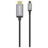Manhattan USB kabel HDMI 2.0 Zástrčka HDMI-A, USB-C ® zástrčka 2.00 m černá 153607