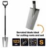 Fiskars 1066714 rýč Pracovní šířka 18 cm rukojeť D