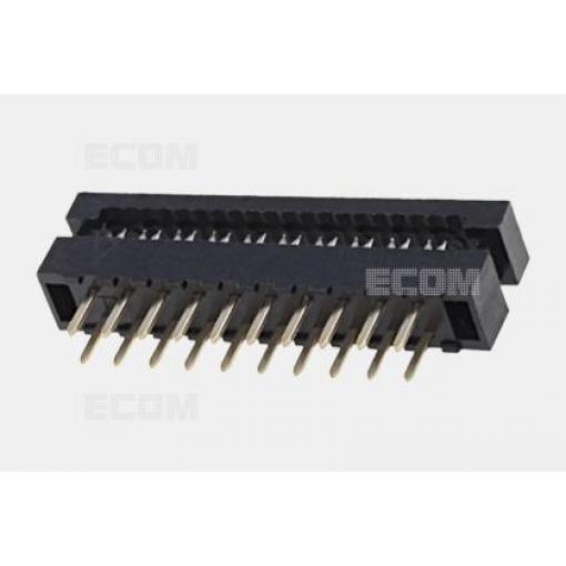 Vidlice samořezná DS1018-02-12B2, 2×6 kontaktů, plochý kabel