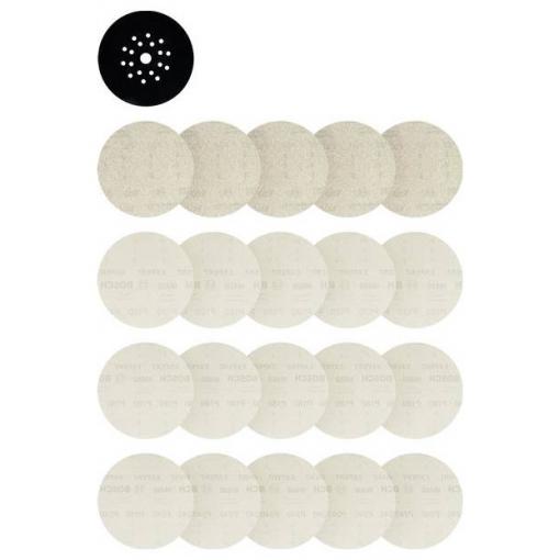 Bosch Accessories 2608902518 2608902518 brusná síť pro excentrickou brusku (Ø x d) 225 mm x 225 mm 1 sada
