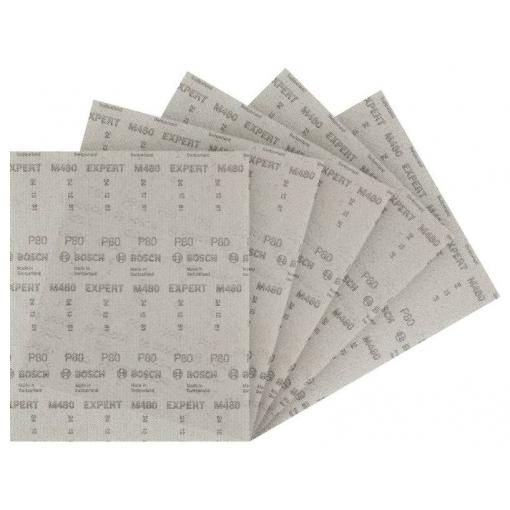 Bosch Accessories 2608902503 2608902503 brusná síť pro orbitální brusku Zrnitost 80 5 ks