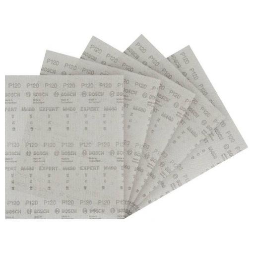 Bosch Accessories 2608902505 2608902505 brusná síť pro orbitální brusku s otvory Zrnitost 120 5 ks