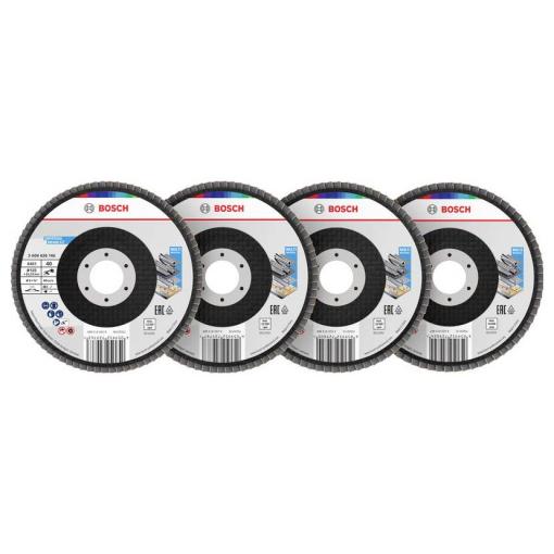 Bosch Accessories 2608626166 lamelový kotouč Průměr 125 mm Zrnitost=40, 60, 80, 120 1 sada