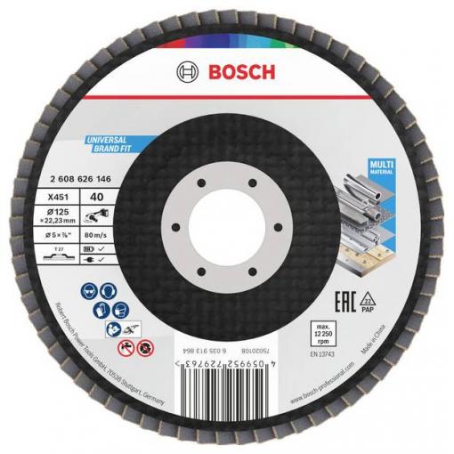 Bosch Accessories 2608626146 lamelový kotouč Průměr 125 mm Zrnitost=40 1 ks