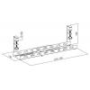 LogiLink KAB0094 kabelový žlab (d x š x v) 127 x 32 x 402 mm 1 ks černá